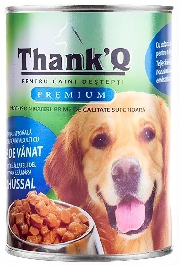 Влажный корм для собак Thank’Q Premium Дичь 415g