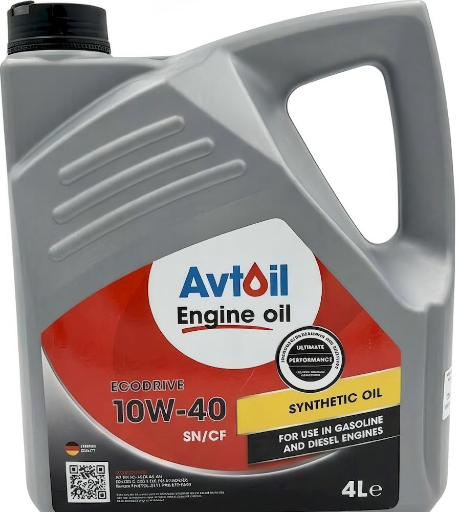 Моторное масло Avtoil 10W40 EcoDrive SN/CF 4L