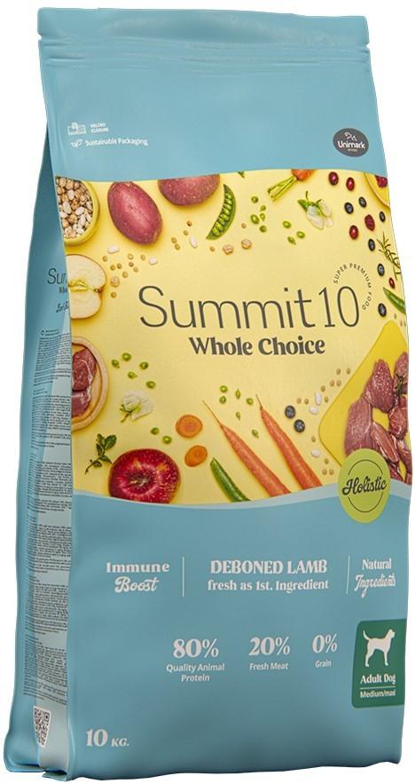 Сухой корм для собак Summit 10 Whole choice Adult fresh lamb 2kg