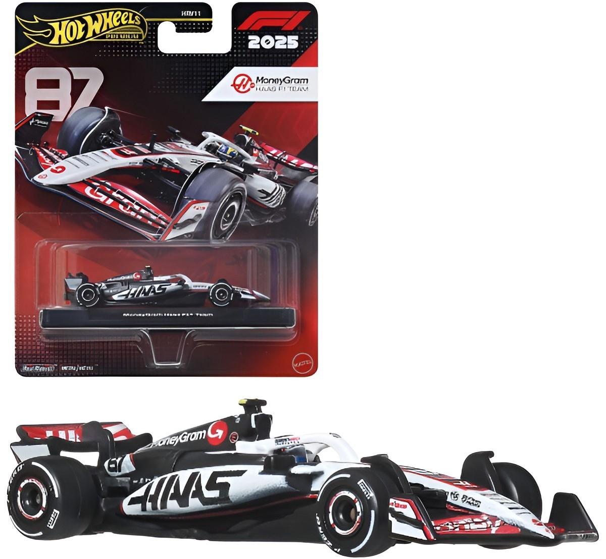 Masina jucarie Hot Wheels Premium Haas: Oliver Bearman (JKD90)