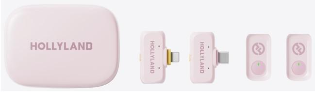 Microfon Hollyland LARK A1 Combo Cloud Pink