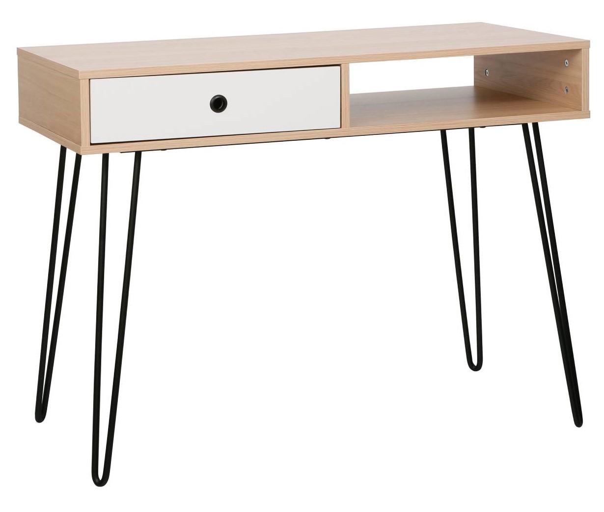 Письменный стол DP Hampton 100x48x76H Oak / Black