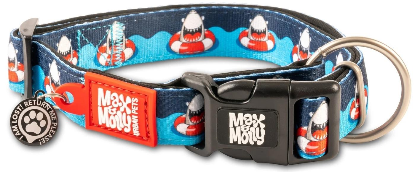 Zgarda pentru caini Max & Molly Smart ID Frenzy the Shark 191084 L