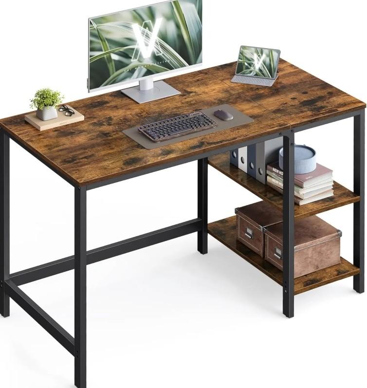Письменный стол Vasagle LWD47X Rustic Brown/Black