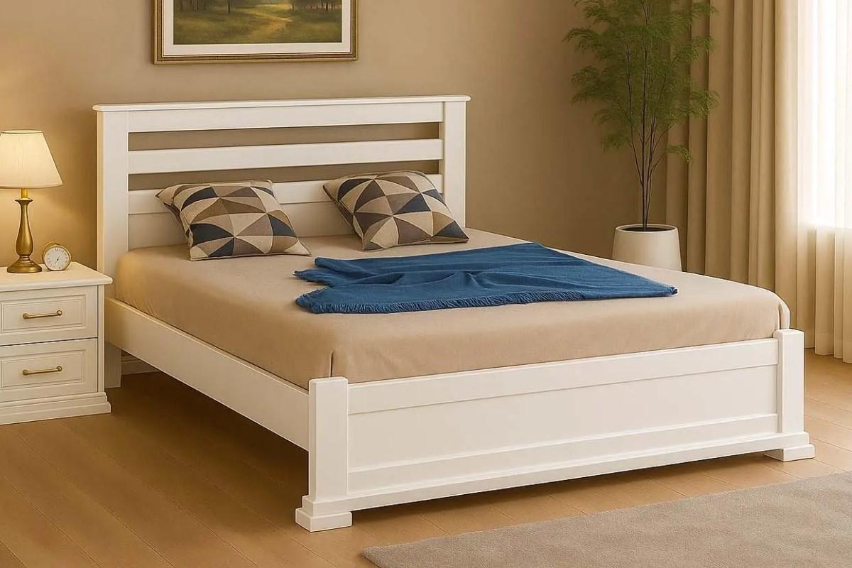 Pat Mebil Lev Lord 180x200 Alb, pentru 2 persoane, duble