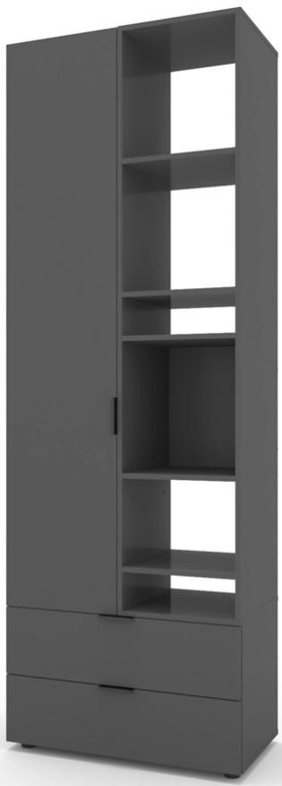 Шкаф Nex Home A001R Антрацит (Серый)