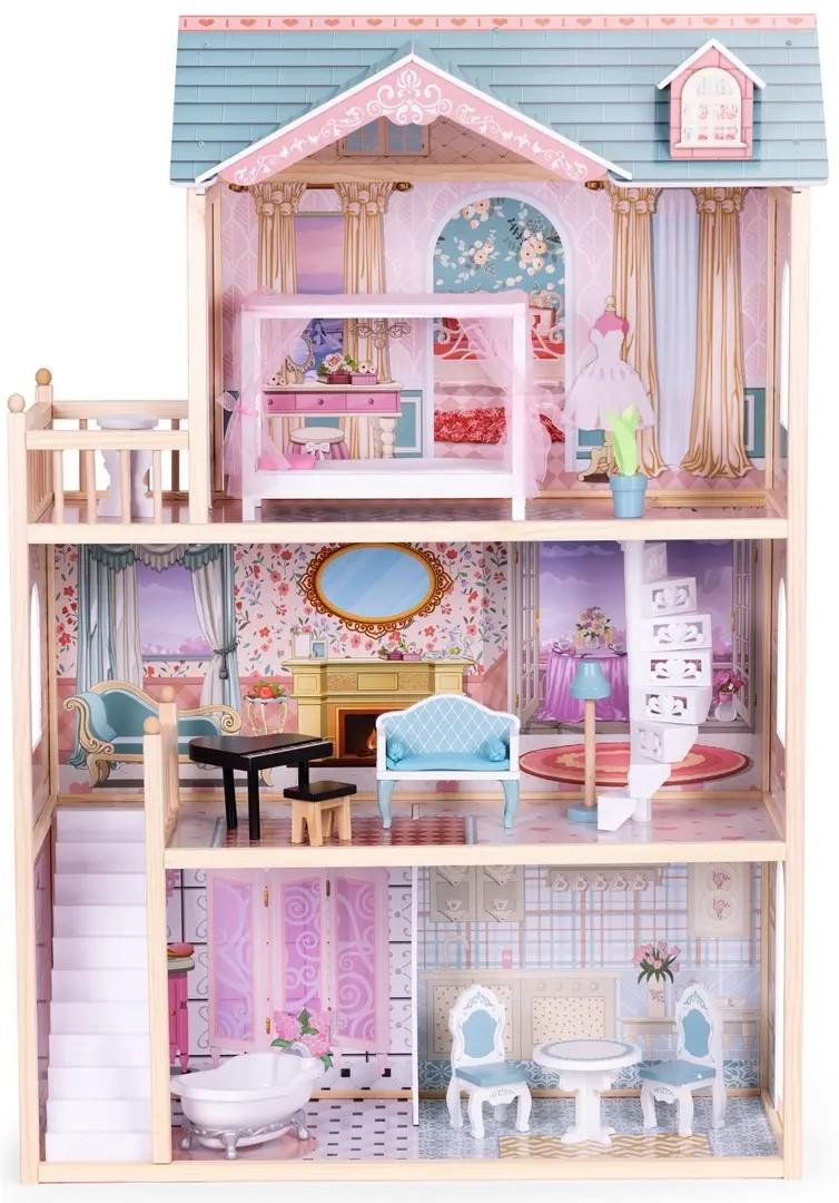 Casuta pentru papusi Ecotoys 8106 Pink