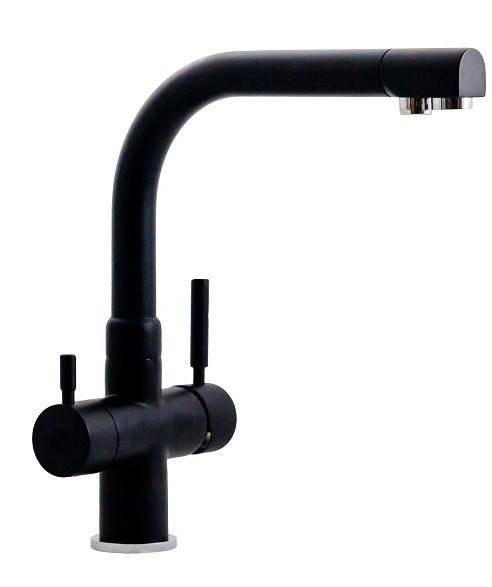 Кран для кухни Hoff 3301 B Antracit