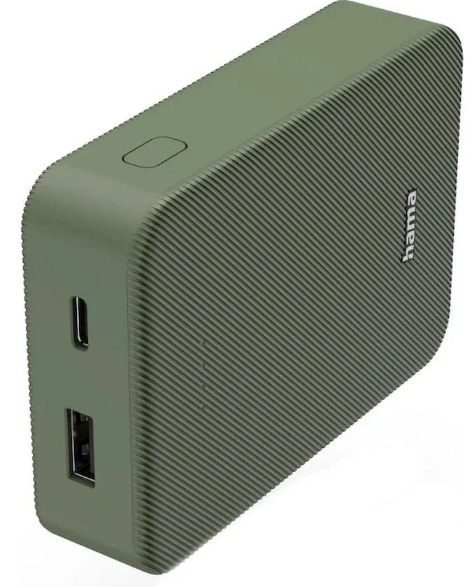 Acumulator extern Hama Colour 10 10000mAh Green (201713)