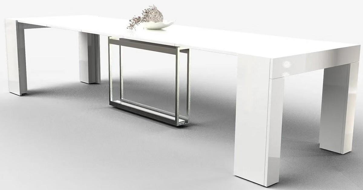 Masa ArtFlame Cubisto Glossy White (Alb lucios) 2.6m