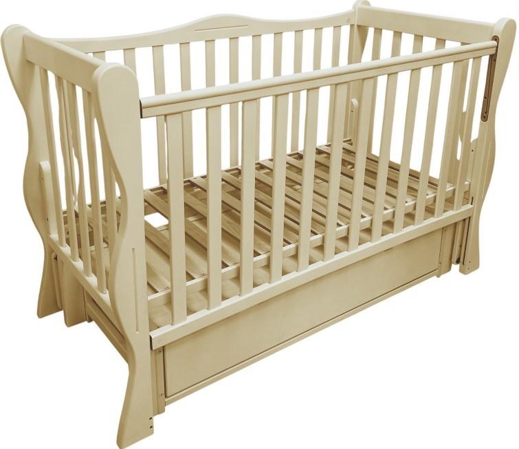 Детская кроватка Goydalka JOLY PREMIUM LONGITUDINAL (1B361-2) Ivory