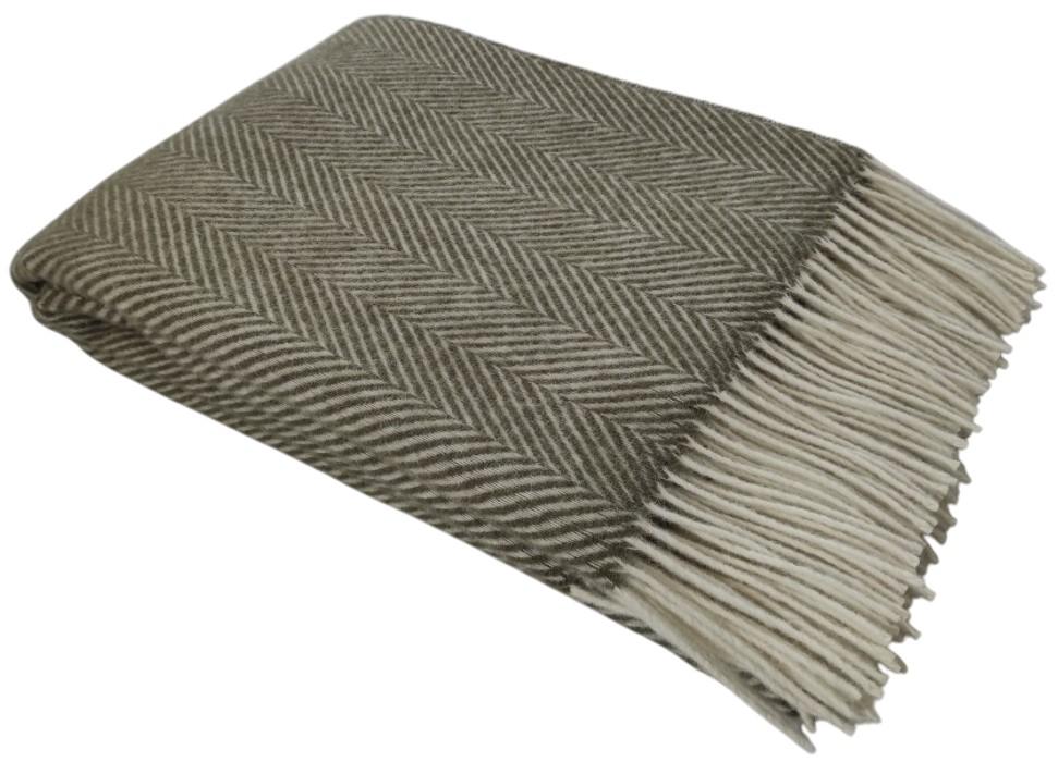 Pled Vladi Ontario 140x200 (Lână din Noua Zeelandă 100%) Gri 1