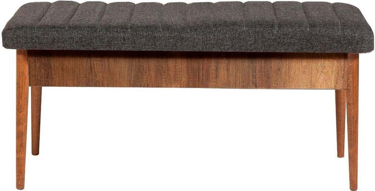 Bancheta Trendy Vina Antracit (Gri)/Nuc (Maro)