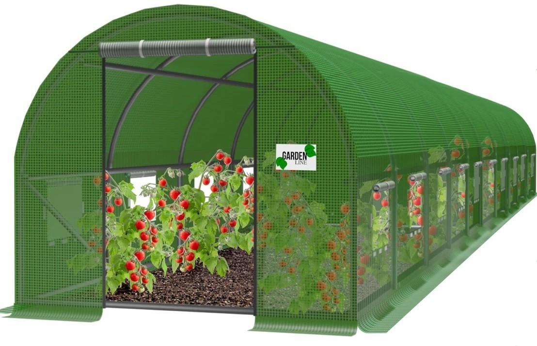 Seră de tip tunel GardenLine TUN8009 10x4x2m