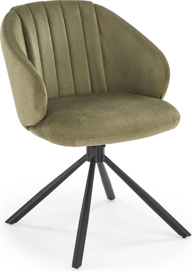 Scaun Halmar K533 Olive / Negru