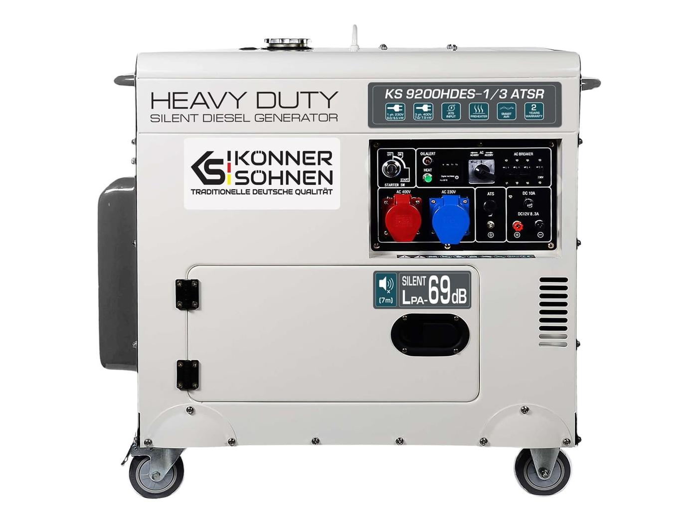 Generator electric de curent Konner & Sohnen 9200HDES-1/3 ATSR (EURO V)