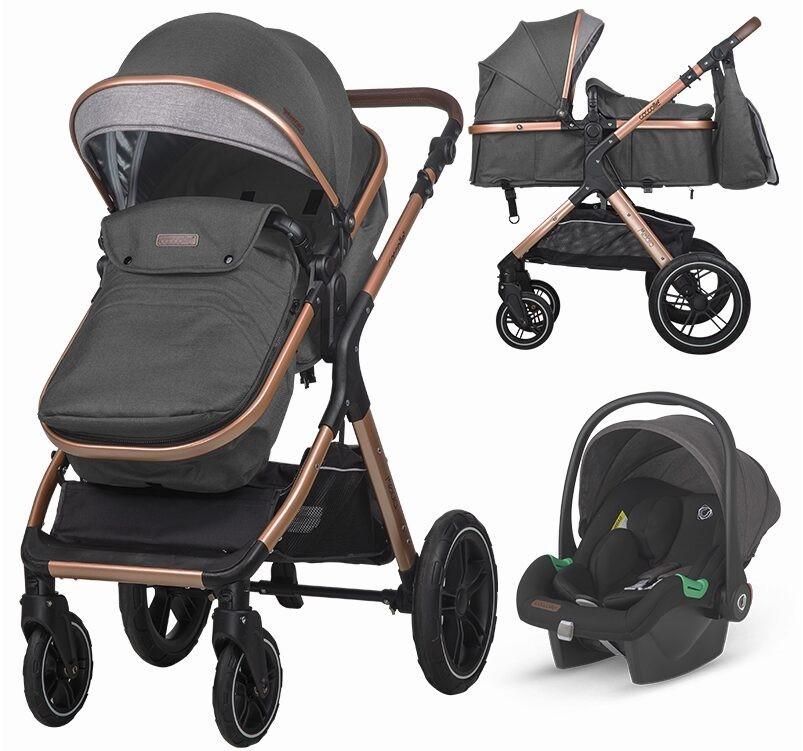 Коляска 3 в 1 Coccolle Melora Diamond Black