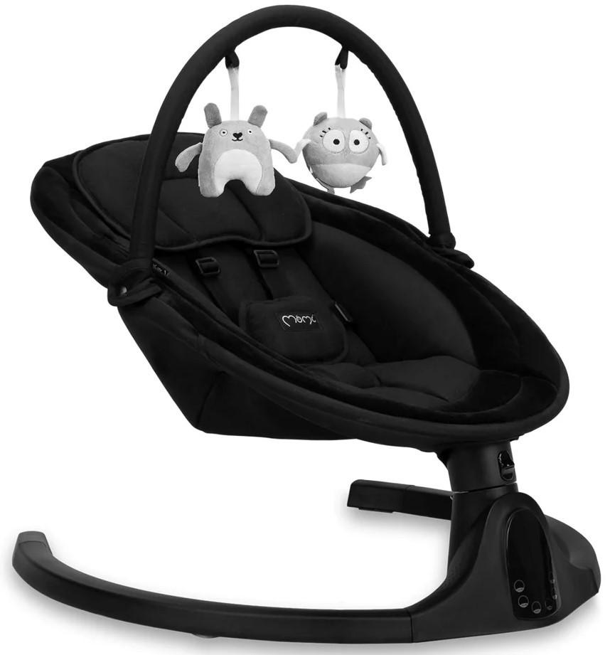 Шезлонг детский MoMi Kenani Black (BULE00038)