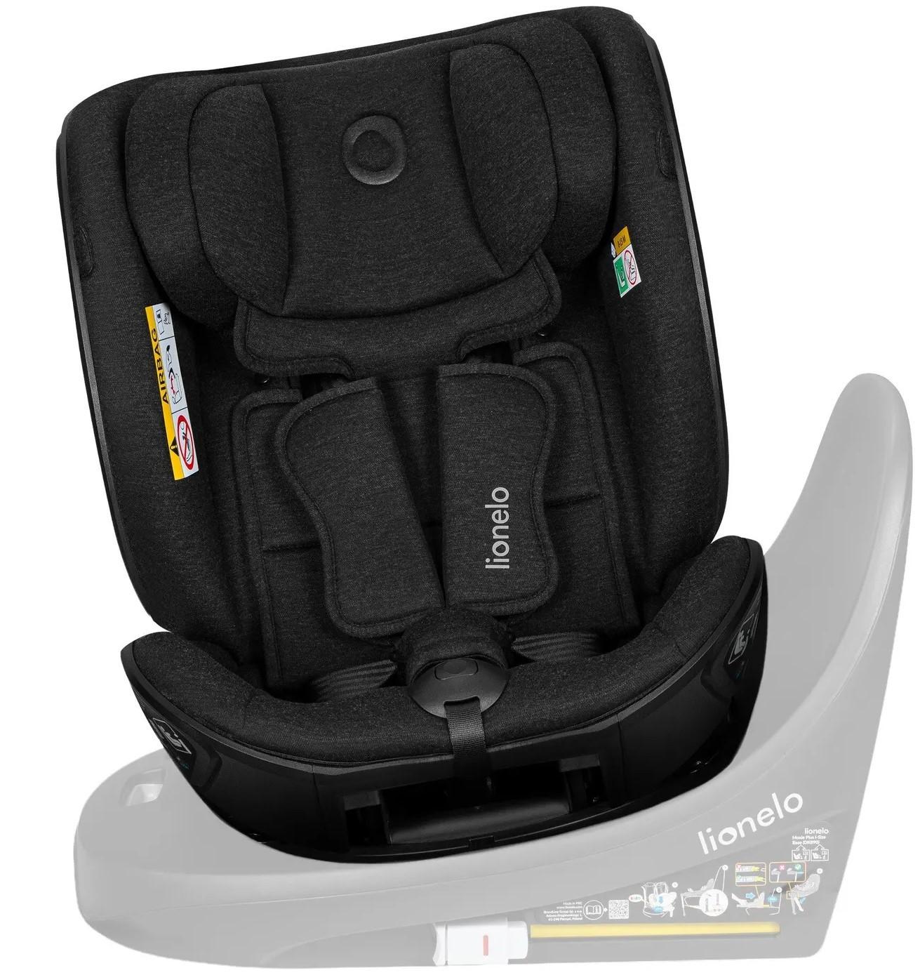 Детское автокресло Lionelo Moxie Next Black Carbon