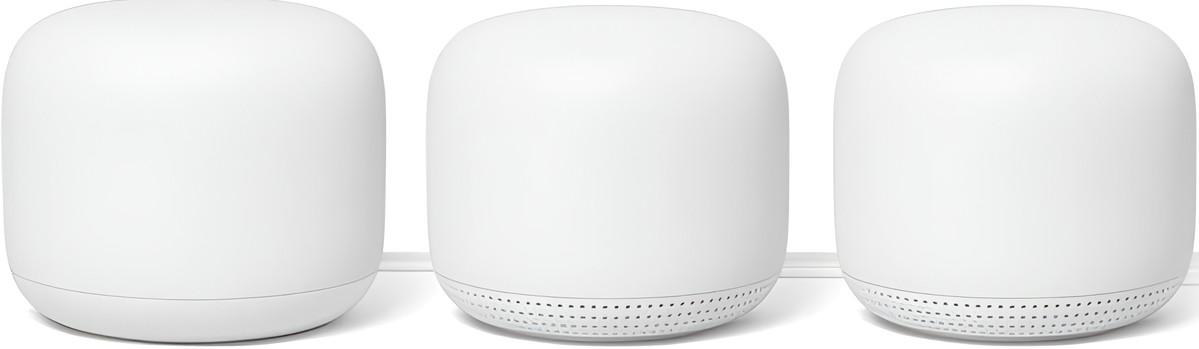 Mesh система Google Nest WiFi Router and Point White (3 pack)