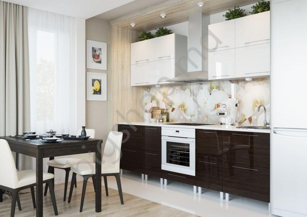 Кухонный гарнитур SV-Mebel Лофт White/ Wenge (2.6 м)