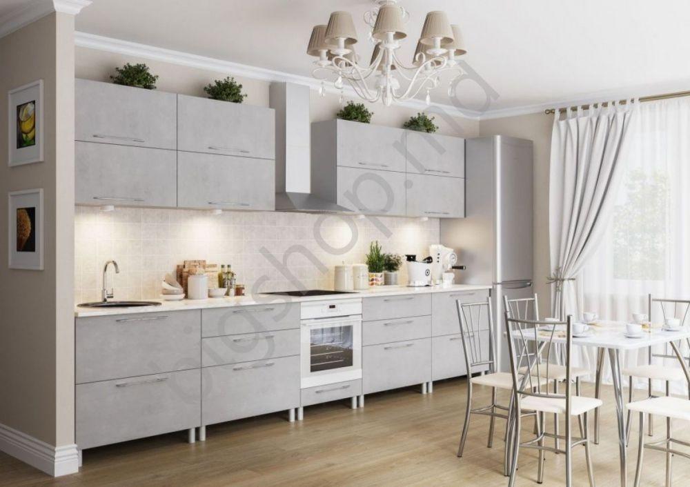 Кухонный гарнитур SV-Mebel Лофт Grey (3.8 м)
