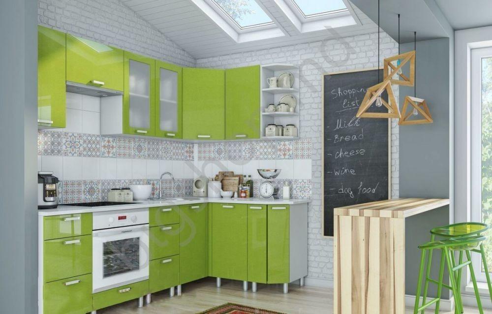 Кухонный гарнитур SV-Mebel Модерн Олива 1.75х2.35м