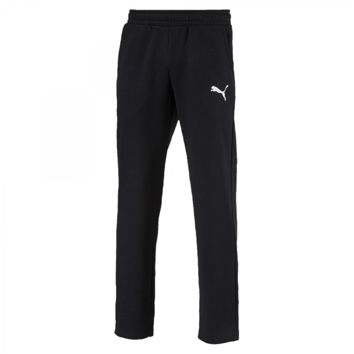 Pantaloni sport barbati Puma ESS Logo Pants FL op Black