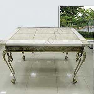 Стеклянный стол All Home T029 (antique gold)