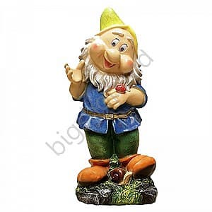 Decor pentru gradina Art Figure Pitic cu buburuza (mediu) (5.448)