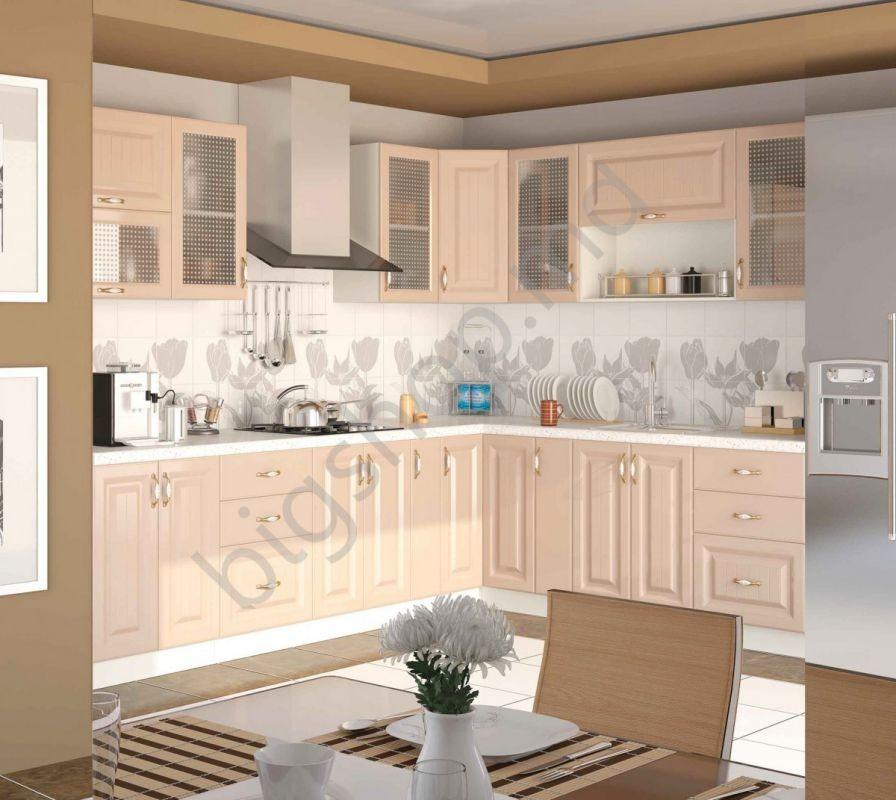 Кухонный гарнитур Sokme София Романтика 2.75x2.45м (Капучино)