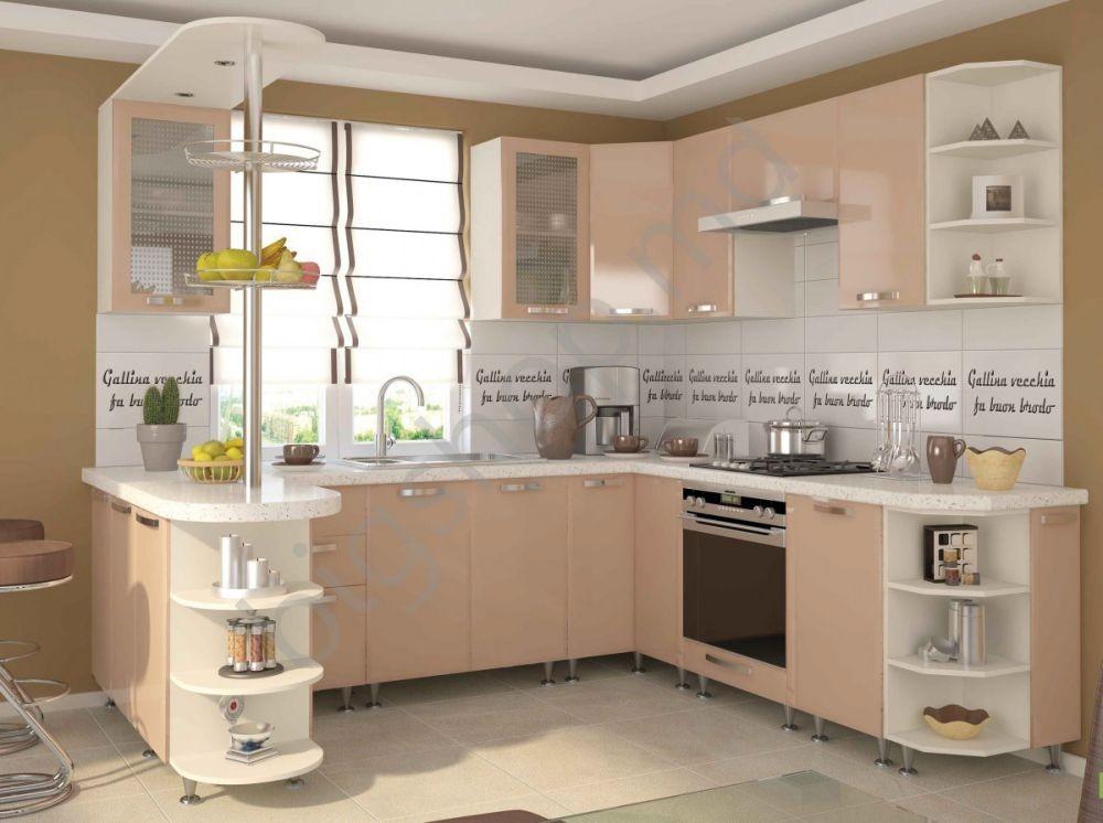 Кухонный гарнитур Sokme София Престиж (2.35x2.35м) (4)