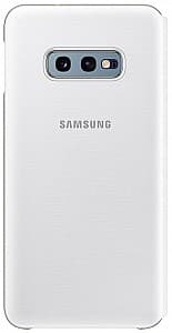 Чехол для телефон Samsung Original Galaxy S10E LED Flip Wallet White (127790)