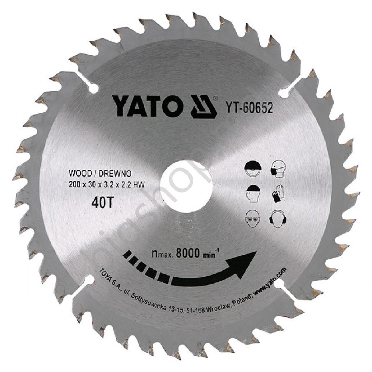 Диск для болгарки Yato 210 x 30 x 3.2 x 2.2 mm
