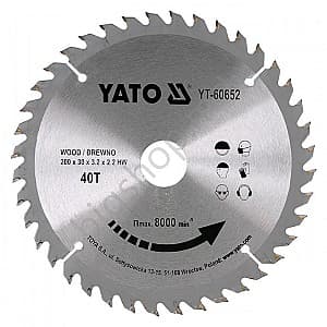 Disc de taiere Yato 210 x 30 x 3.2 x 2.2 mm