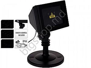 Proiector de imagine de Anul Nou Gimi Moving verde-rosu-albastru, 24 funcții