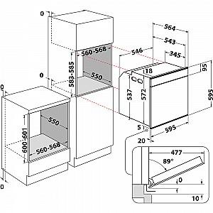 Cuptor electric incorporabil Whirlpool AKZM 8480 NB