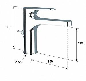 Baterie pentru lavoar Remer Class Line L10L