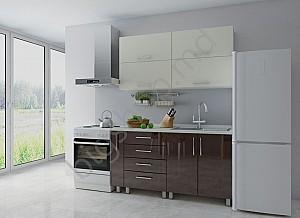 Set mobila bucatarie Fabrik Home Concord Crem/Ciocolata 1.6 m