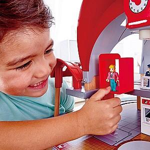 Jucarie interactiva Hape Set de jocuri Station Grand City