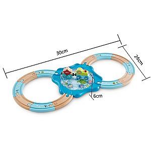 Jucarie interactiva Hape Căii ferate in lumea subacvatica