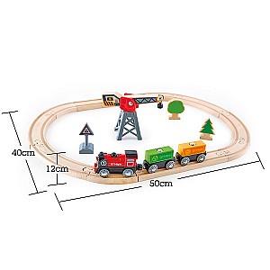 Jucarie interactiva Hape Cargo delivery loop