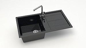 Chiuveta de bucatarie Marrbaxx Z017Q4 Black Lucios