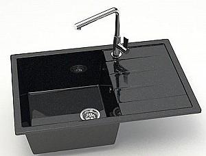 Chiuveta de bucatarie Marrbaxx Z161Q4 Black Lucios