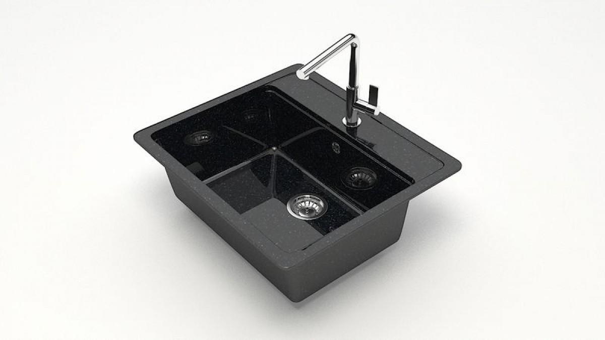 Chiuveta de bucatarie Marrbaxx Z009Q4 Black Lucios