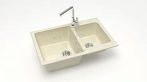 Chiuveta de bucatarie Marrbaxx Z191Q2 Beige Glossy