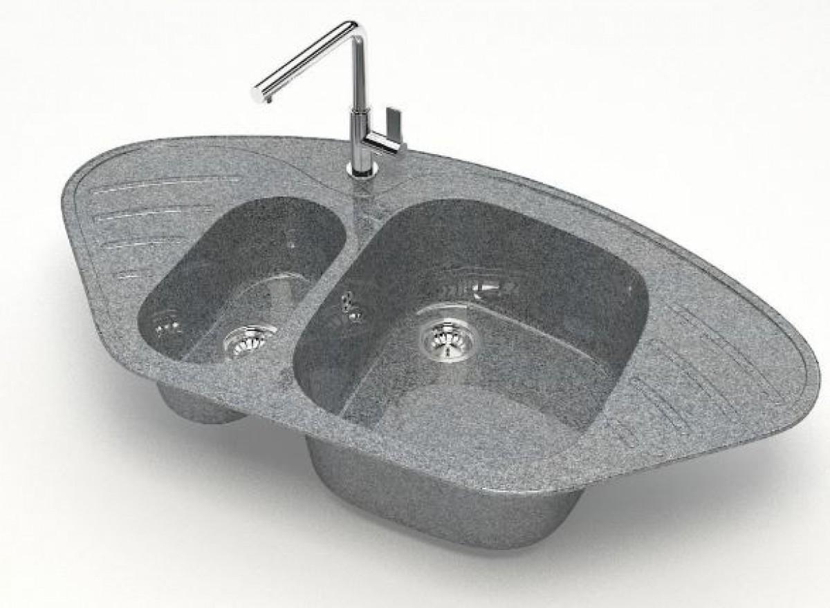 Chiuveta de bucatarie Marrbaxx Z023Q8 Grey Lucios