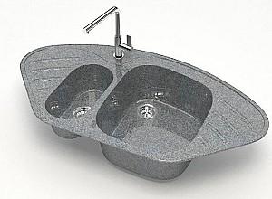 Chiuveta de bucatarie Marrbaxx Z023Q8 Grey Lucios