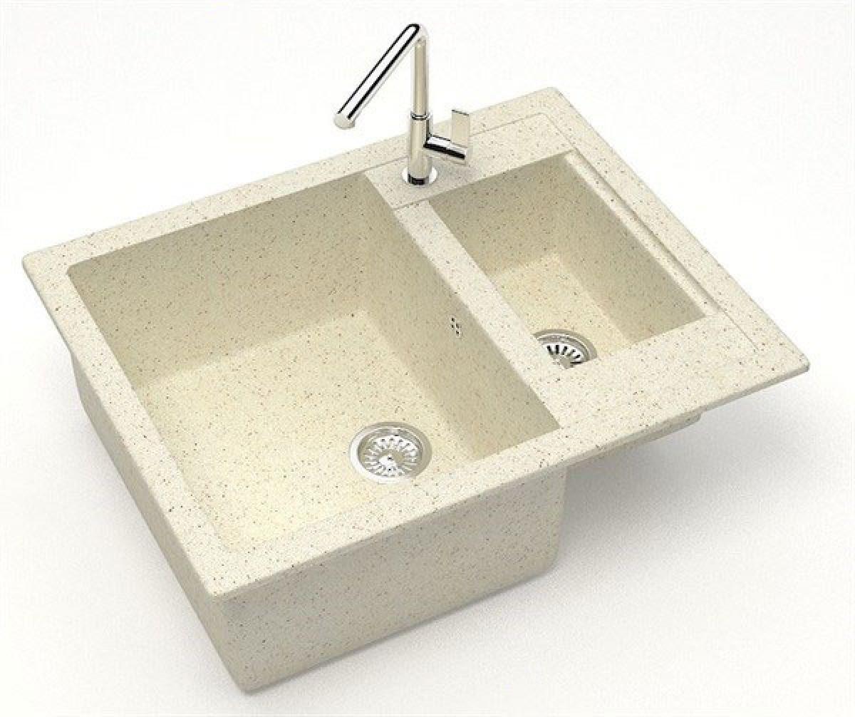 Chiuveta de bucatarie Marrbaxx F019Q2 Beige Mat