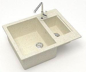 Chiuveta de bucatarie Marrbaxx F019Q2 Beige Mat